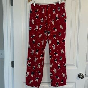 Old Navy Flannel Polar Bear Lounge PJ Pants Size Medium
